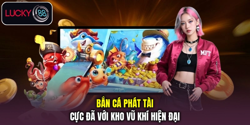 Bắn cá phát tài cực đã với kho vũ khí hiện đại